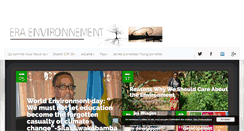 Desktop Screenshot of eraenvironnement.com